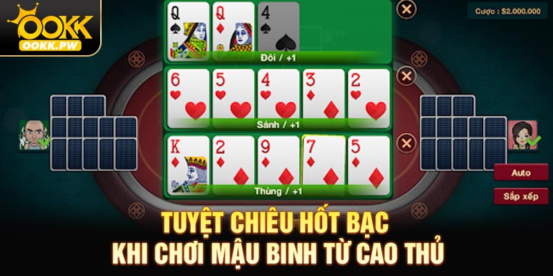 Tuyệt chiêu hốt bạc khi chơi mậu binh từ cao thủ